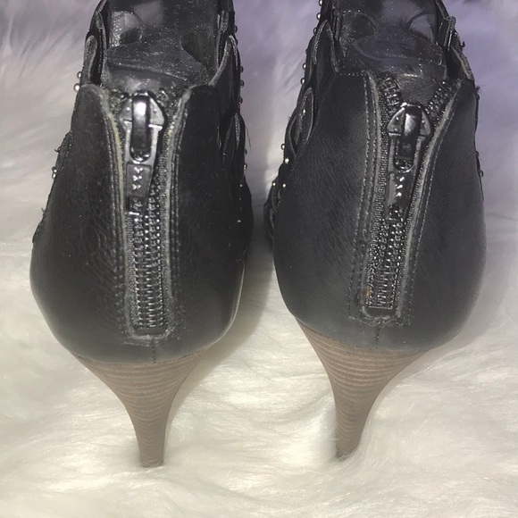 Nine West Leather Gladiator Heels Size 9 - Picture 4 of 13